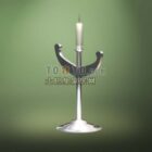 Silver Candle Holder Candle Lamp