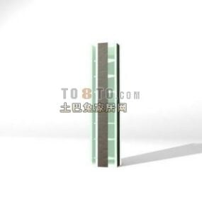 3д модель набора колонн для строительства столбов