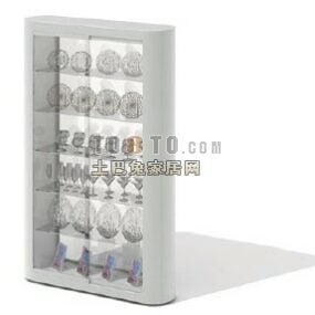Jewelry Counter Shelf 3d model