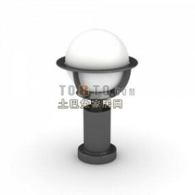 Industrial Pendant Lamp Hanging From Ceiling 3d model