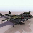 Vintage WW2 stridsflygplan
