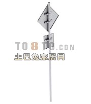 Traffic Sign Triangle Sign 3d model