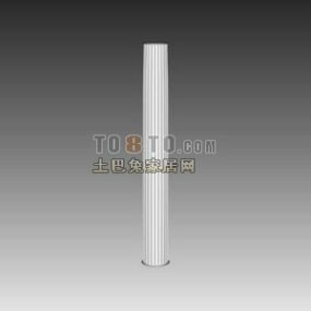 Europese kolom marmer 3D-model
