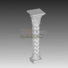 Carved Greek Column