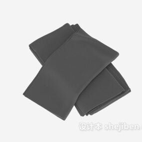 Сірий набір рушників 3d модель