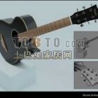 Instrument Guitar Acoustic With Black Color