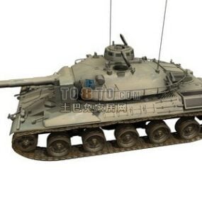 Weapon Tank Soviet Military Equipment 3d model