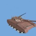 Concepto de tanque de armas europeo