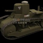 Tanque de arma soviética Ww1
