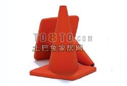 Traffic Cone Plastic Cone 3d model