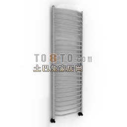 Heating Equipment Grey Steel Panel 3d model