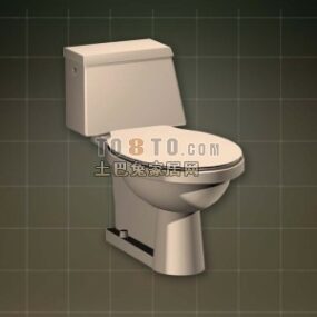Toilet Ceramic Material 3d model