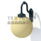 Outdoor Wall Light Sphere Shade