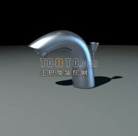 Curved Tap 3d model