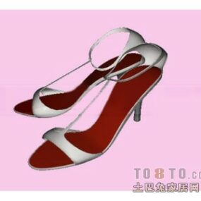 High Heels Shoes For Woman 3d model