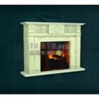 European Antique Fireplace Stone Material