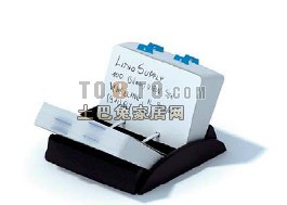 Office Supplies With Tray Holder 3d model