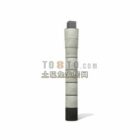 European Marble Cylinder Column