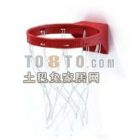 Basketbalbox aan de muur gemonteerd