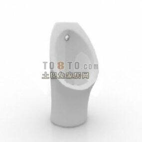 Model Urinoir Lantai Sanitasi Toilet 3d