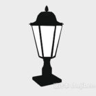 Lampa z kutego żelaza w stylu antycznym