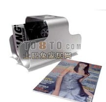 Office Accessories File Holder With Magazine 3d model