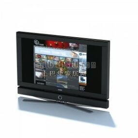 एलसीडी टीवी स्क्वायर स्क्रीन 3डी मॉडल