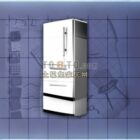 Große Kühlschranktür