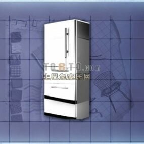 冷蔵庫の大きなドアの3Dモデル