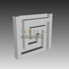 Square Frame Decoration Modular