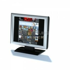 Lcd Tv Square Monitor 3d model