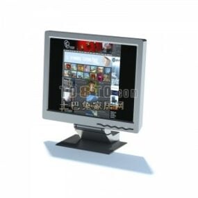 Computer Square Lcd Monitor 3d model