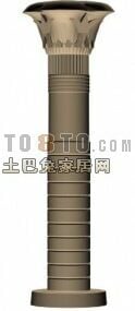 Concrete Column Cylinder Shape 3d model