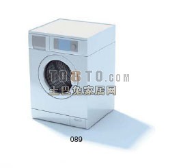 Conjunto de eletrodomésticos para máquina de lavar modelo 3d