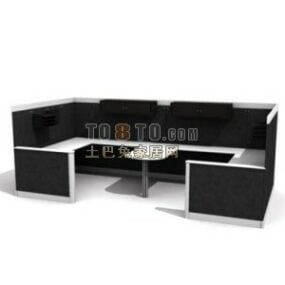 Restaurant Desk Furniture 3d model