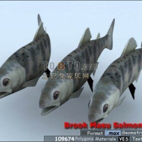 Fishes 3d model