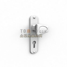 Steel Door Handle 3d model