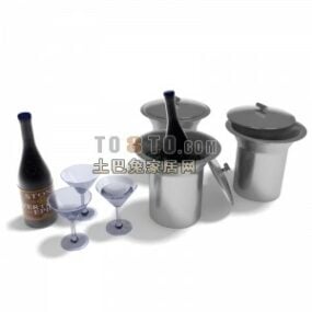 Tableware For Kitchen 3d model