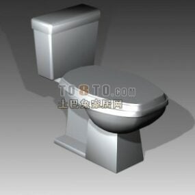 3d модель туалету в стилі модерн