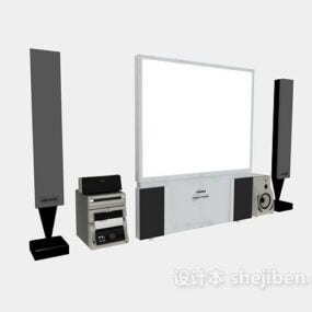 Home Theater Multimedia Device 3d model