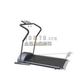 Treadmill Fitness Equipment Small Size 3d model