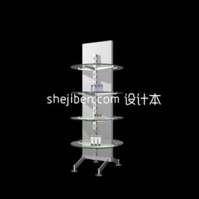 Commercial Glass Shelf 3d model