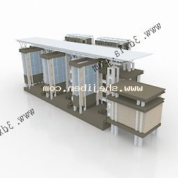 Commercial Building Fuel 3d model