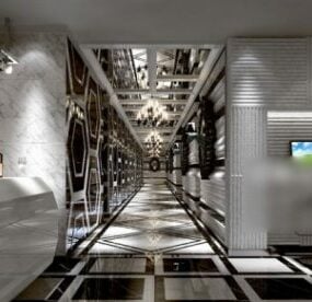 3d модель Scifi Corridor Interior
