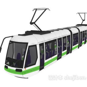 Train Tram 3d model