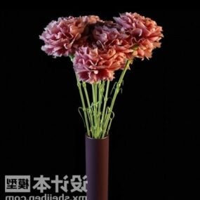 Dekorative Blume in der Flasche 3D-Modell
