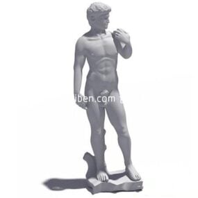 Estatua de escultura romana modelo 3d