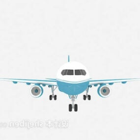 Mô hình 3d máy bay hàng không dân dụng