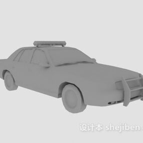Police Car Lowpoly 3d model