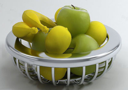 Panier à fruits en acier de cuisine